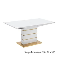 Table de salle à manger canadienne Castor or