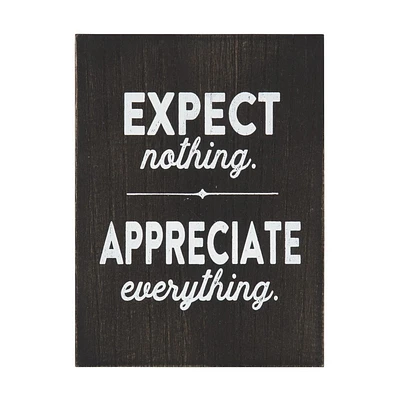 Expect Appreciate Box Top Art