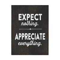 Expect Appreciate Box Top Art