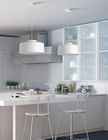 Dainolite KUP-201P-WH White Pendant