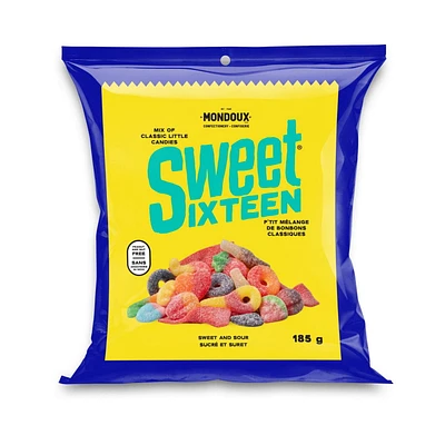 Sweet Sixteen Sweet & Sour, bag of 185g, Sweet Sixteen Sweet & Sour Candy - 185g format