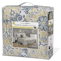 Safdie & Co. Quilt Set 3PC K Woven Jensen