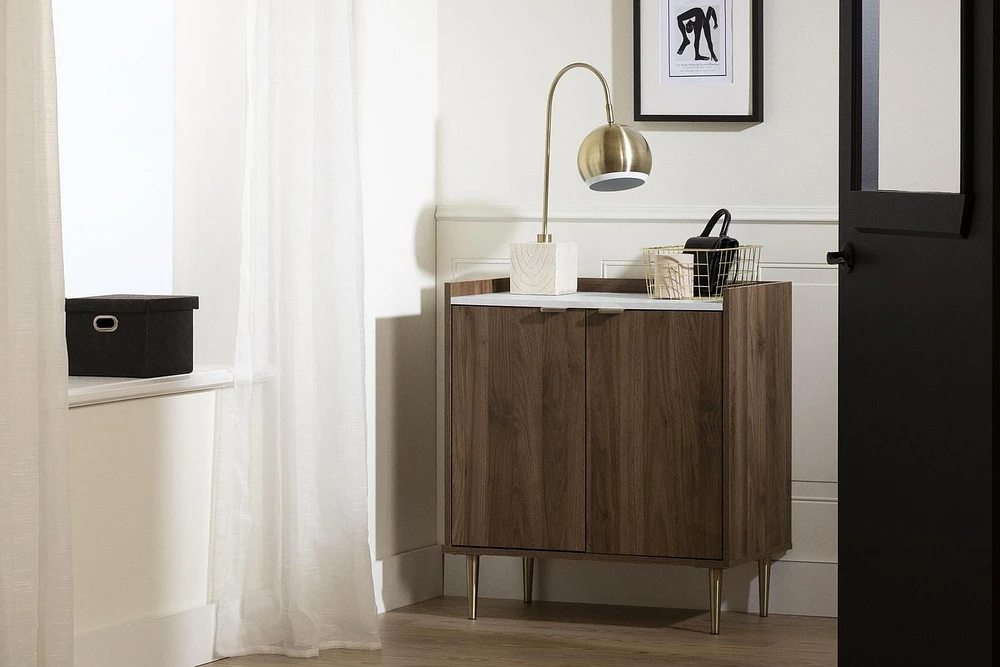 Armoire de rangement avec 2 portes de la collection Maliza South Shore