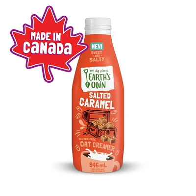Earth's Own Oat Creamer Salted Caramel, Oat Coffee Creamer Sal Car 946ml