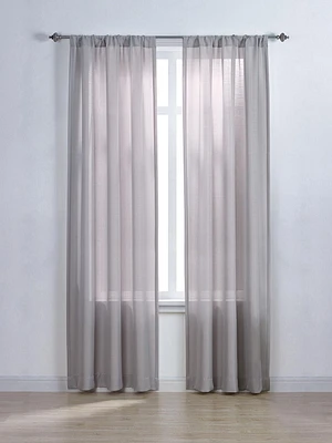 Panneau de fenêtre à passe-tringle solide 63 po Tille Mainstays 1 panneau, 40" x 63"