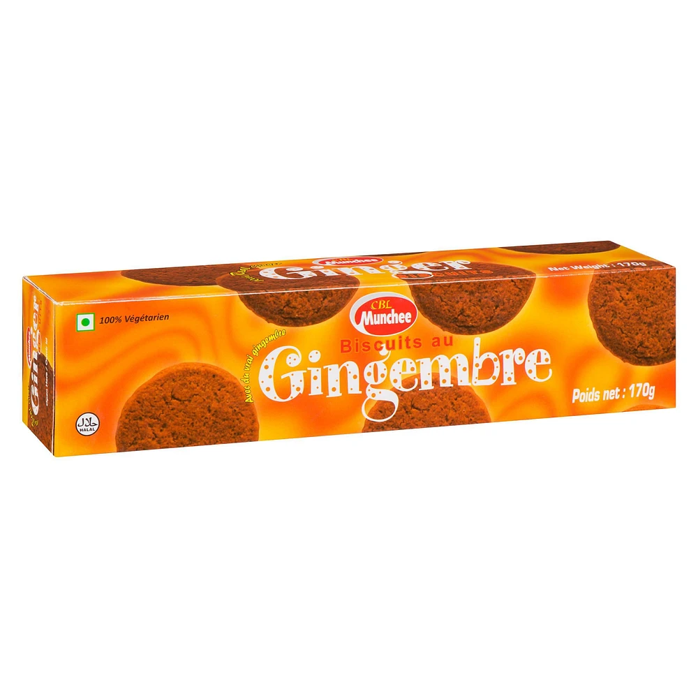 Biscuits de gingembre Munchee, 170g Boîte Biscuits de gingembre Munchee, 170g Boîte