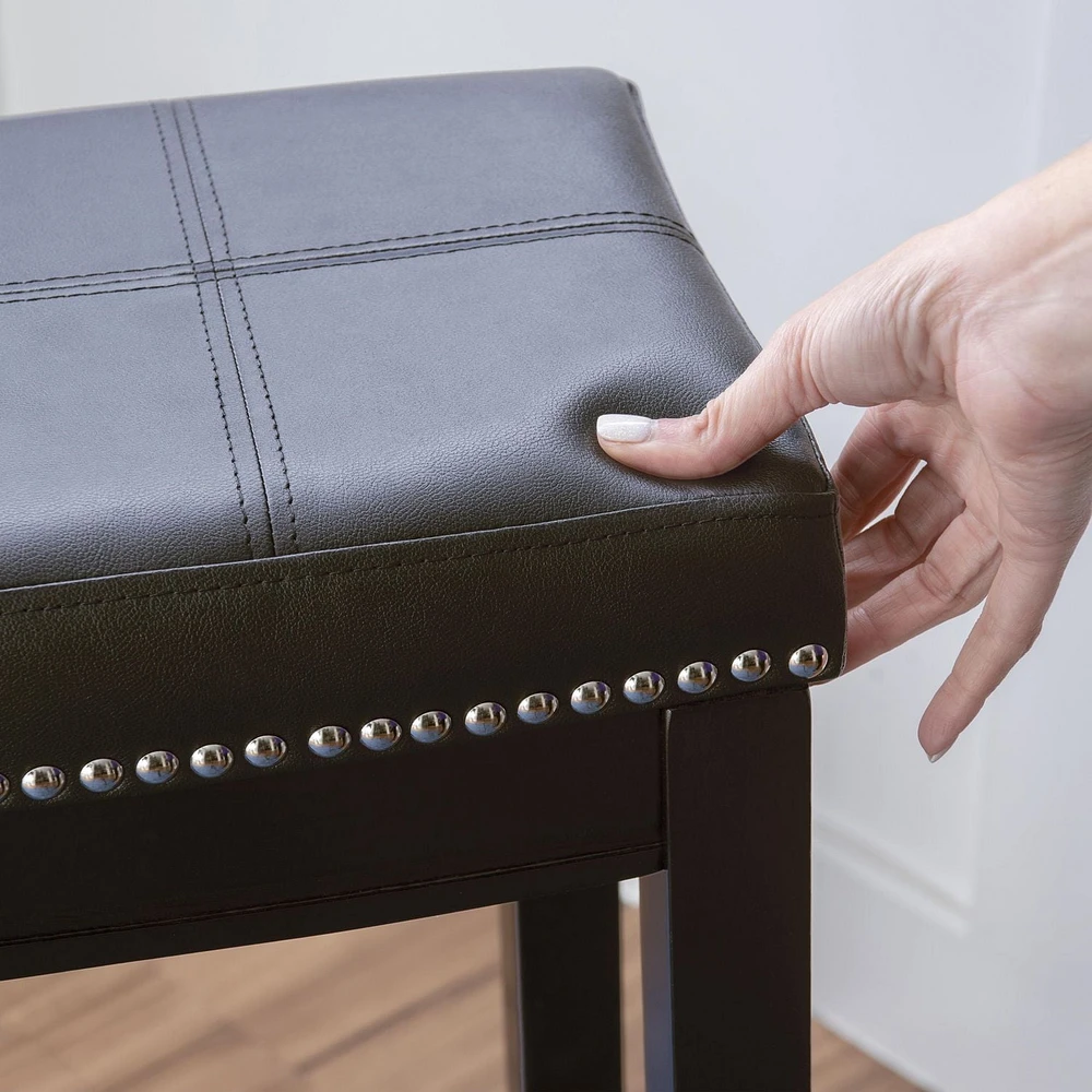 Tabouret de comptoir Warren noir