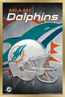 NFL Miami Dolphins - Helmet 18 Wall Poster