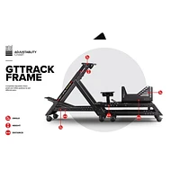 Next Level Racing® GTtrack Frame Only Simulator Cockpit