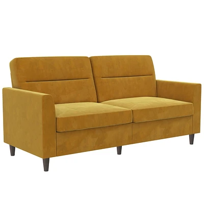 Novogratz Concord Sofa, jaune moutarde