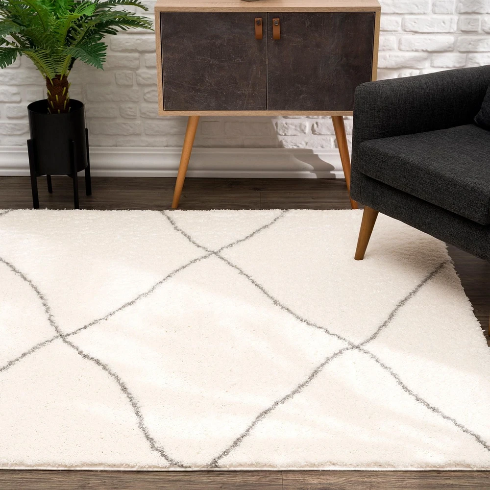 Rug Branch Retro Collection Tapis géométrique moderne