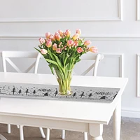 Chemin De Table En Tapisserie Let It Snow 36" - Ensemble De 2
