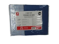 Back to College Square & Blue Sheet Set