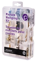 Hardware Essentials Brass Picture Hanging Kit, 136 pieces, Assorted