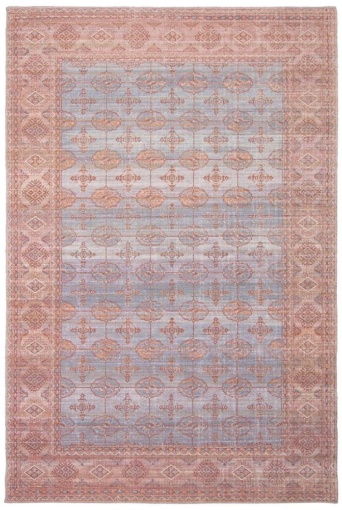ECARPET Persian Style Area Rug, Turkoman Indoor Carpet, Eco Friendly, Machine Washable