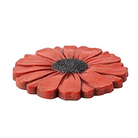 Orange  Flower Stepping Stone