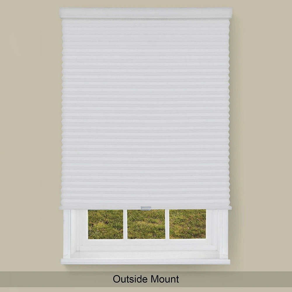 Mainstays 9/16" Store cellulaire obscurcissant sans cordon 24" x 64", Blanche