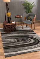 Rug Branch New Zealand Plush Collection Moderne Abstraite Tapis de Zone