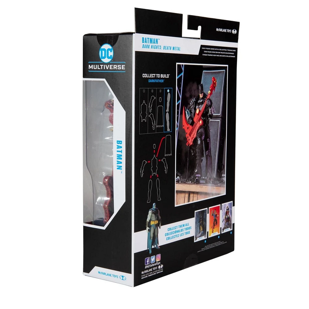 McFarlane Toys - DC Multiverse - Dark Nights Death Metal - Figurine Batman avec pièces Build-A Darkfather