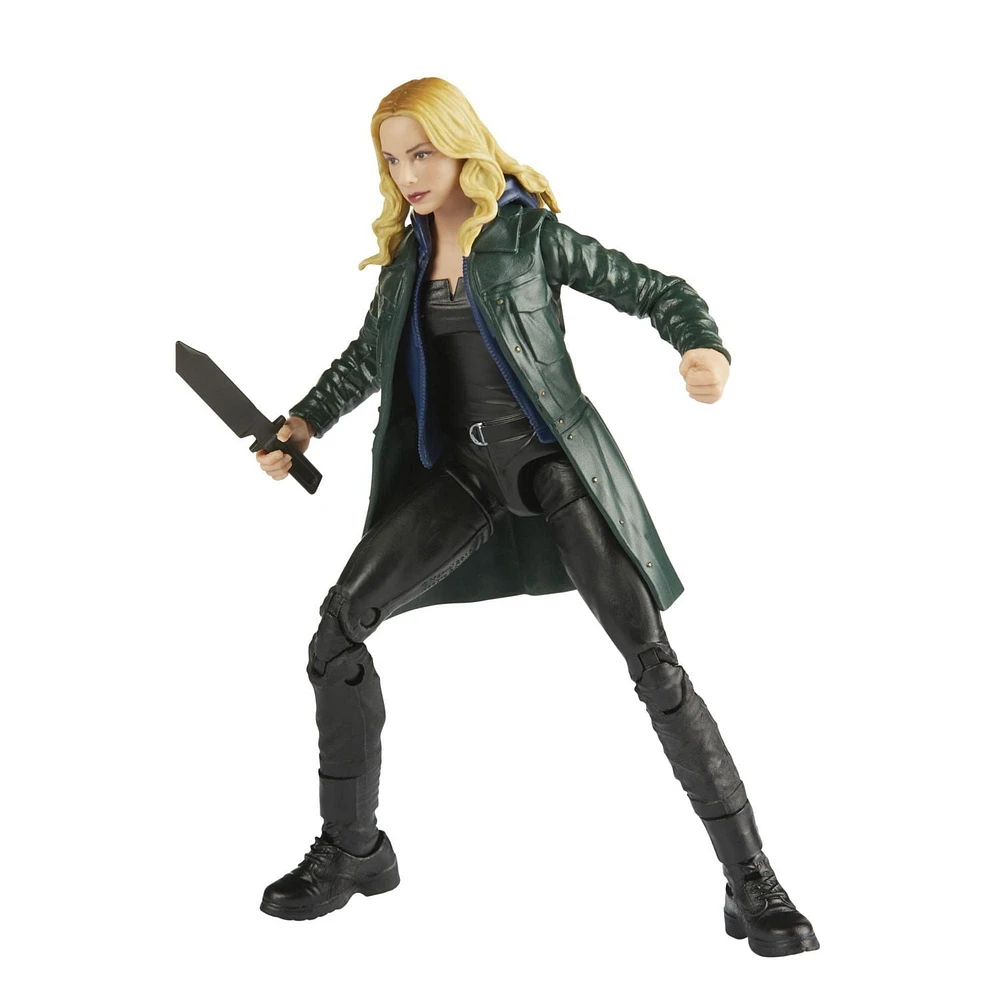 Marvel Legends Series Disney Plus Sharon Carter Falcon and the Winter Soldier MCU Series Action Figure 6-inch Collectible Toy, includes 4 accessories and 2 Build-A-Figure Part