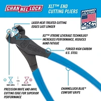 CHANNELLOCK 7" End Cutting Plier