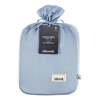 Allswell 300 Contexture doux et soyeux 4 pièces viscose de bambou  Ensemble de draps