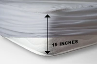 Ensembles de draps en coton peigné 500 fils Johnson Home