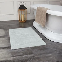 Tapis de bain en coton réversible doux et absorbant Fabstyles Basix