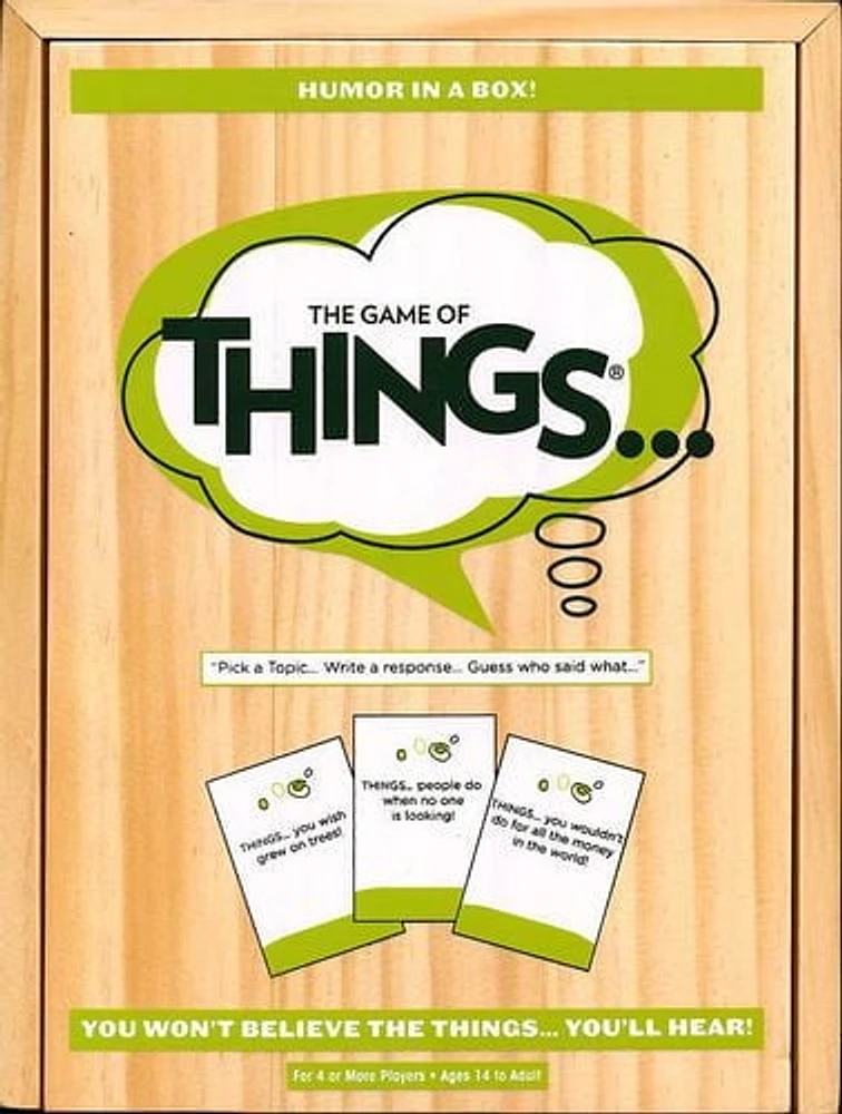 Jeu de société The Game of Things de 4D Cityscape Time Puzzle