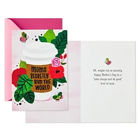 Assortiment de cartes Hallmark de la fête des Mères, paquet de 3 cartes pour les amies (« Moms Run the World »)