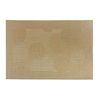 Placelet En Vinyle (Bulles) (Or) - Ensemble De 12