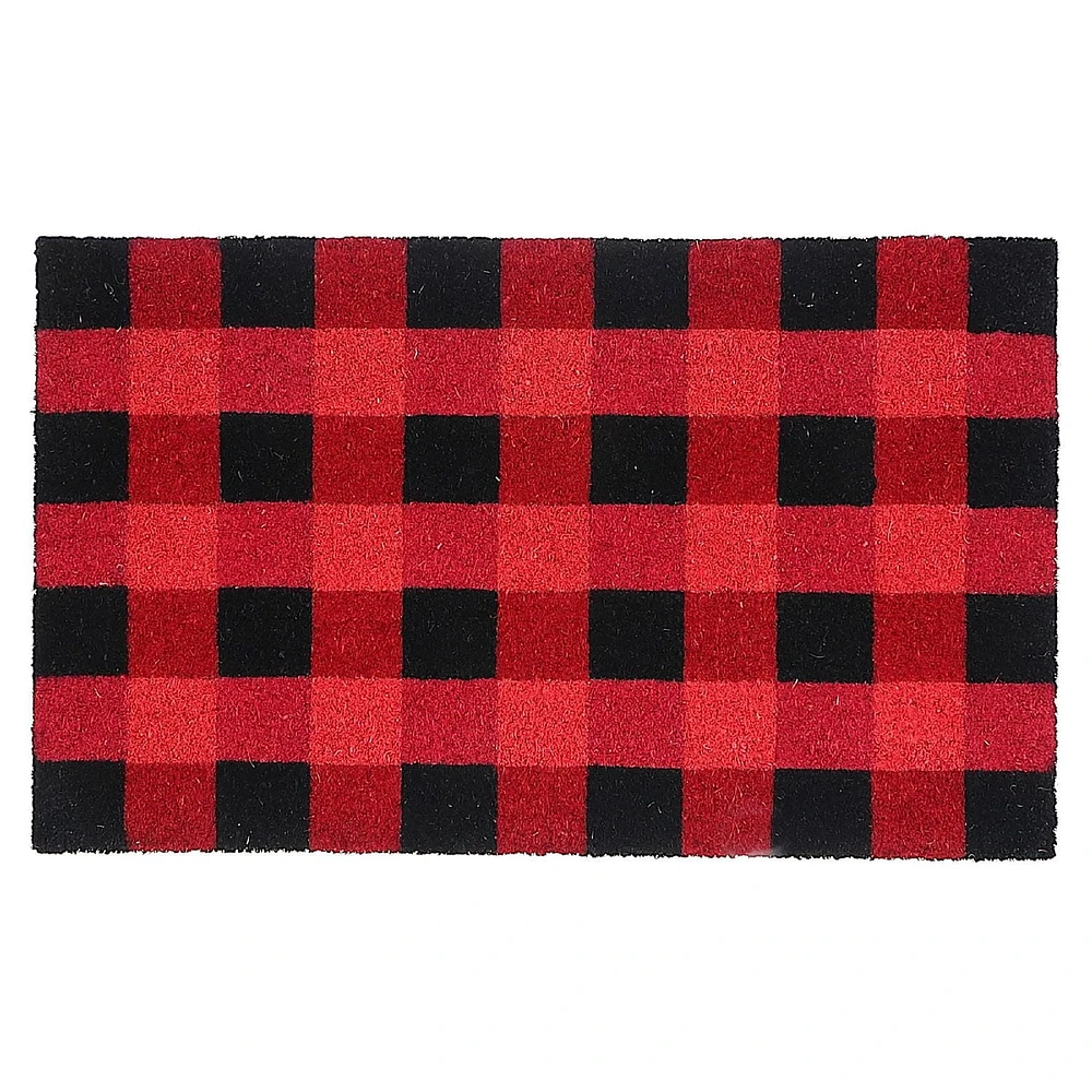 Tapis De Porte De La Corse Buffle Rouge