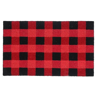 Tapis De Porte De La Corse Buffle Rouge
