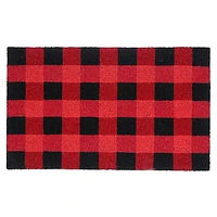 Tapis De Porte De La Corse Buffle Rouge