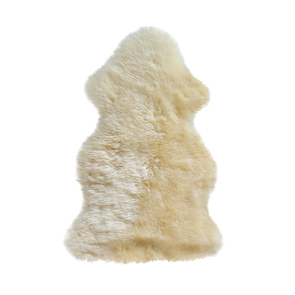 NEW ZEALAND SHEEPSKIN SINGLE RUG/THROW 2' X 3'