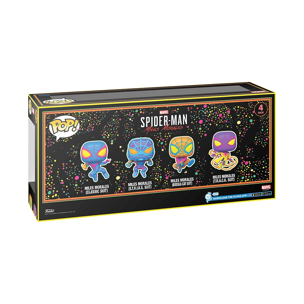 Funko Pop! Marvel: Miles Morales 4Pk