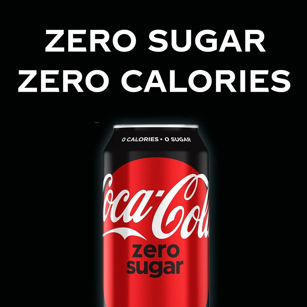 Coca-Cola Zero Sugar 355mL Cans, 12 Pack, 12 x 355 mL