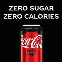 Coca-Cola Zero Sugar 355mL Cans, 12 Pack, 12 x 355 mL