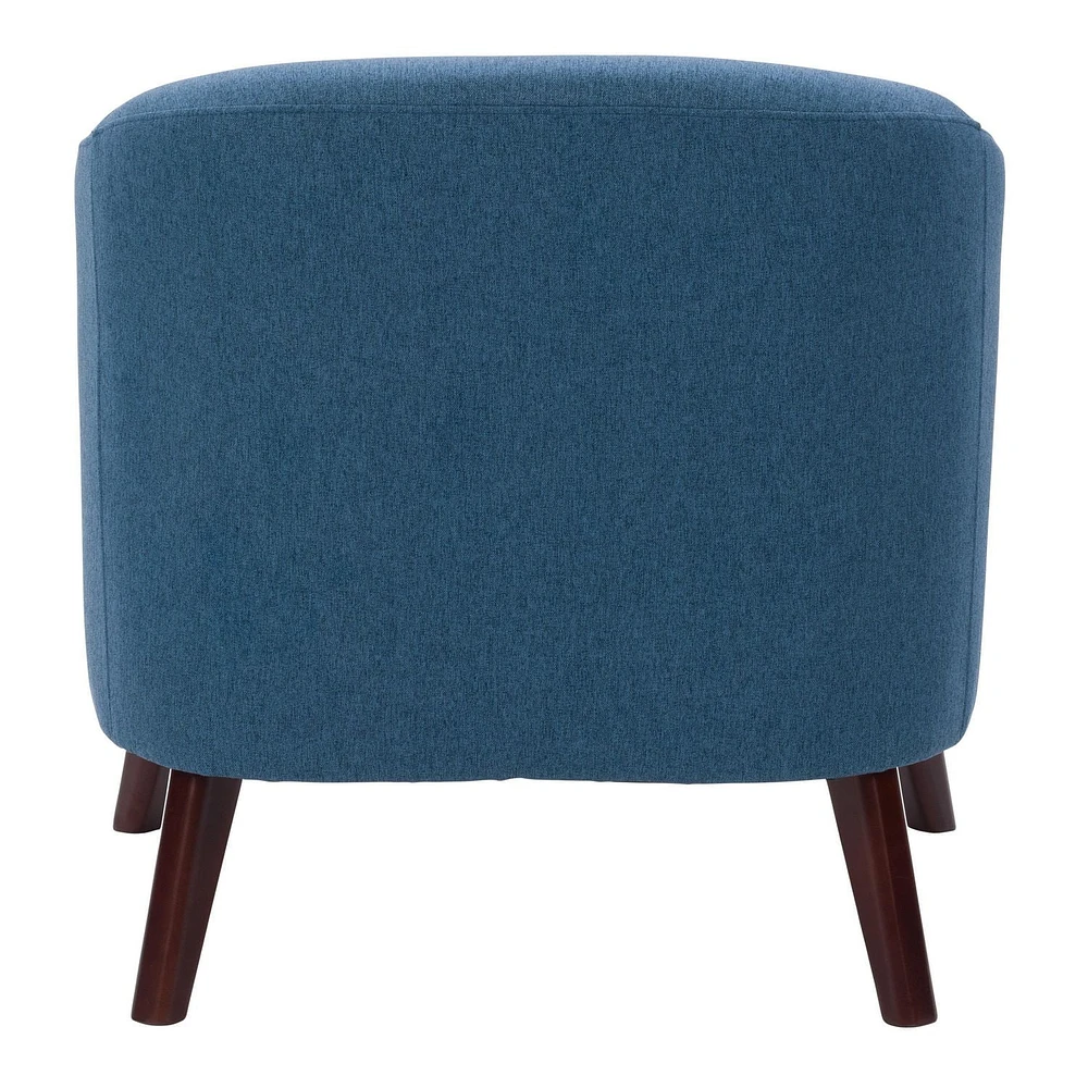 CorLiving Eliza Chaise de baignoire moderne rembourrée de 28 po de largeur avec pattes effilées