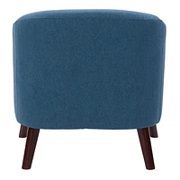 CorLiving Eliza Chaise de baignoire moderne rembourrée de 28 po de largeur avec pattes effilées