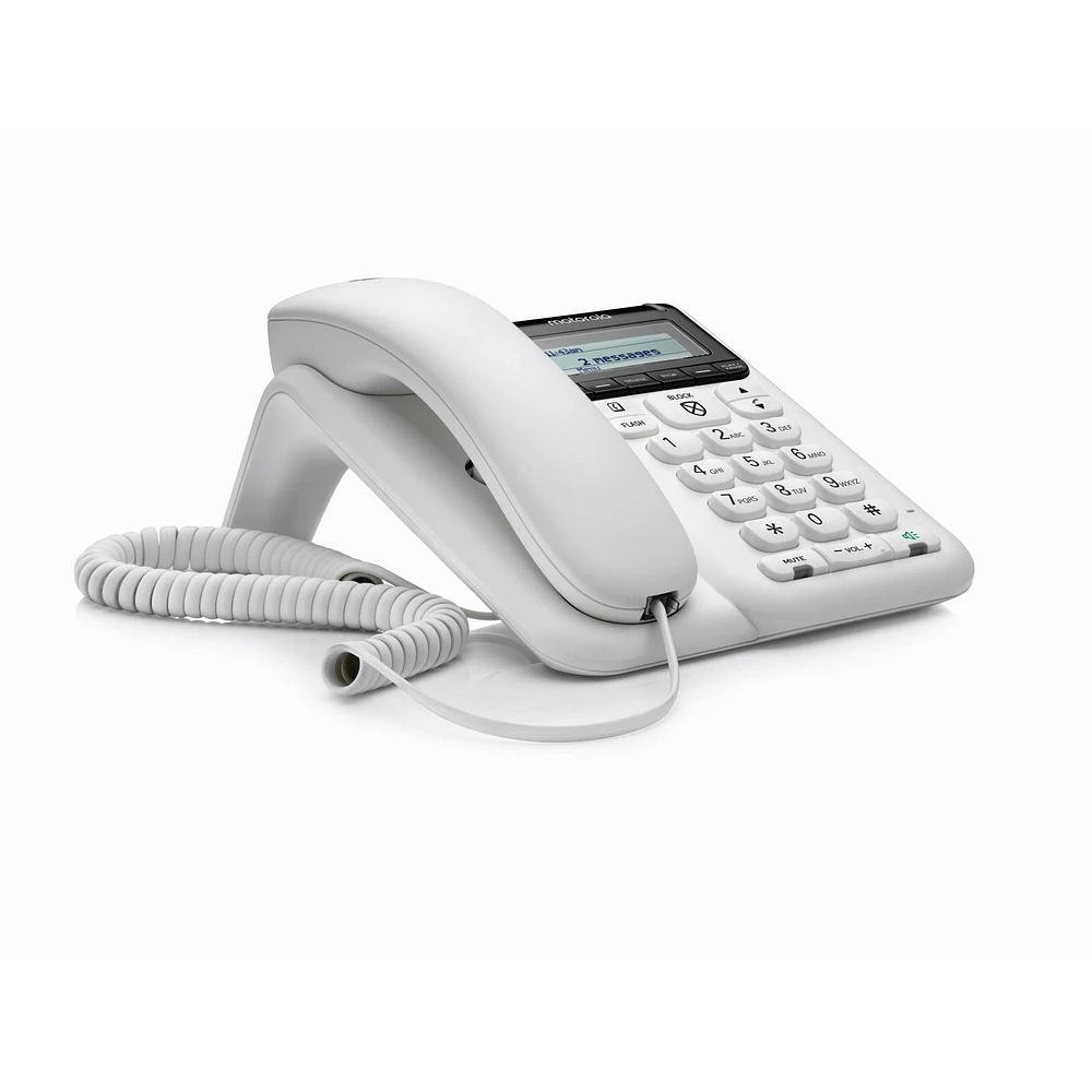 Téléphone à cordon Motorola CT610 - Blanc