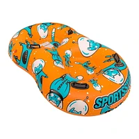 SportsStuff Tube de Neige Chat de l'espace Double198,1 x 124,5 cm