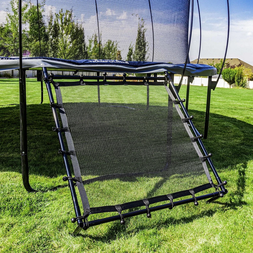 SKYWALKER SPORTS Rebond d'entraînement multisports, revêtement en poudre, cadre en acier robuste pour softball, baseball, volley-ball, crosse et plus encore, pratique d'entraînement au retour de balle