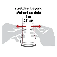 Super Sliders avec gorilla glue bouts de pattes en feutre transparent 8pc Embouts de jambes avec feutre