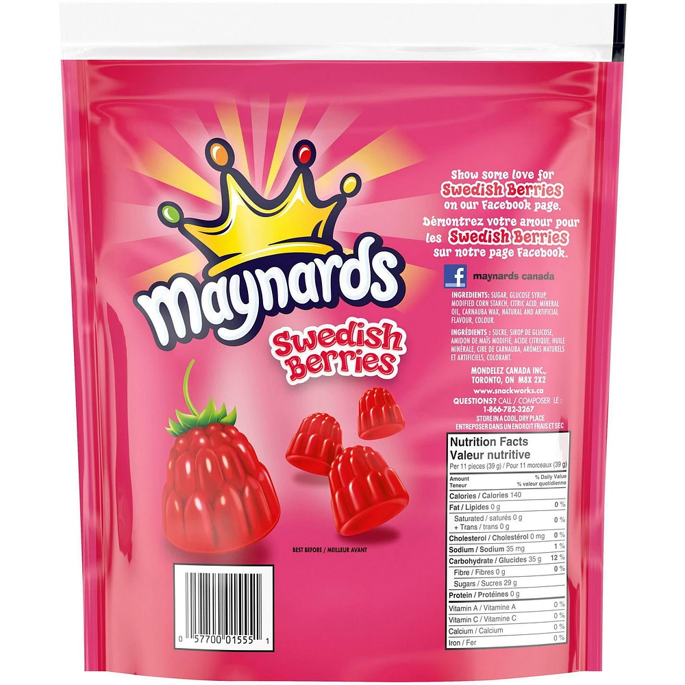 Maynards Swedish Berries Gummy Candy, 816 g