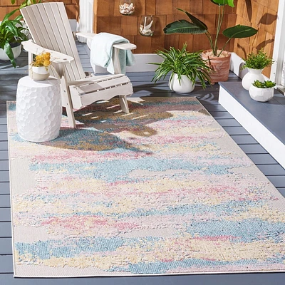 SAFAVIEH Cabana Glenn Tapis Abstrait Intérieur/Extérieur