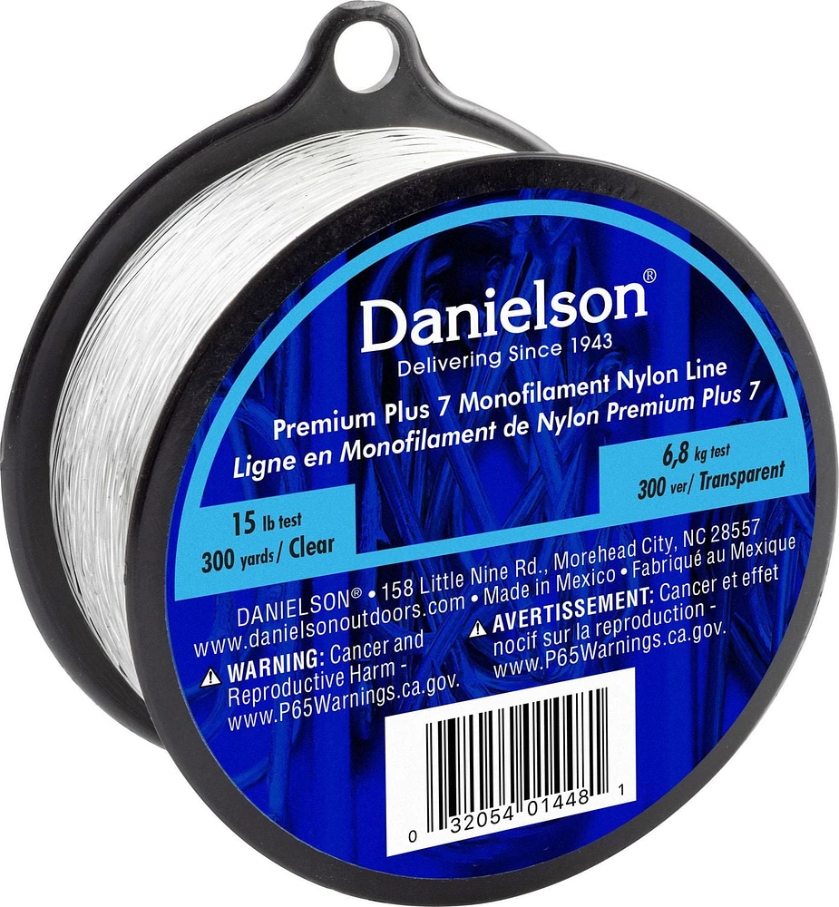 Danielson 418C-15 Plus 7 Mono Nylon Line Clear 12 Lb, Plus 7 Mono Nylon Line Clear