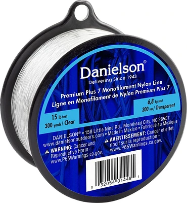 Danielson 418C-15 Plus 7 Mono Nylon Line Clear 12 Lb, Plus 7 Mono Nylon Line Clear