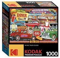 Puzzle Kodak 1000pc - Diner des années 50 par Edward Wargo