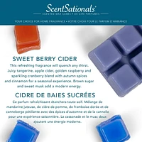 Cubes de cire parfumée ScentSationals - Cidre de baies sucrées